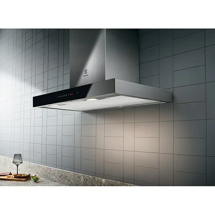 Electrolux Campana de pared LFT766X - Ancho: 59,8 cm, Potencia de aire máx.: 615 m³/h, Acero inoxidable