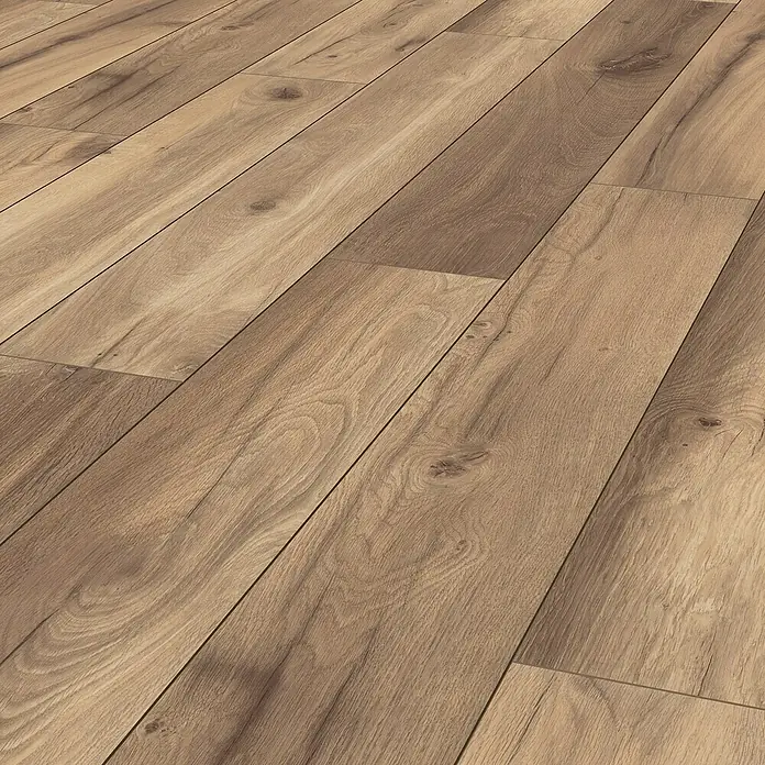 LOGOCLIC Aquaprotect Laminado Roble Wild West - 1.285 x 192 x 8 mm, AC5, Aqua Protect: Sí, Junta: Junta V4 - Primer plano