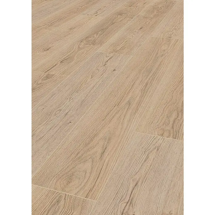 LOGOCLIC Aquaprotect Laminado Roble Sterling Natural - 1.285 x 192 x 8 mm, AC4, Aqua Protect: Sí, Junta: Junta V4 - Primer plano