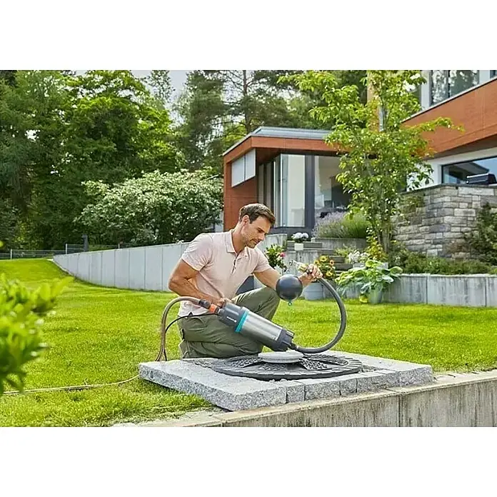 Gardena Komplet filtara za bazen - Odvođenje vode, Plastika, Mjed - Proizvod u upotrebi