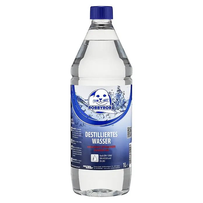 Ernst Destilliertes Wasser - 1 l - Vorderansicht