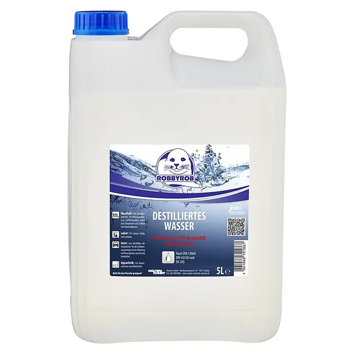 Ernst Destilliertes Wasser - 5 l - Vorderansicht