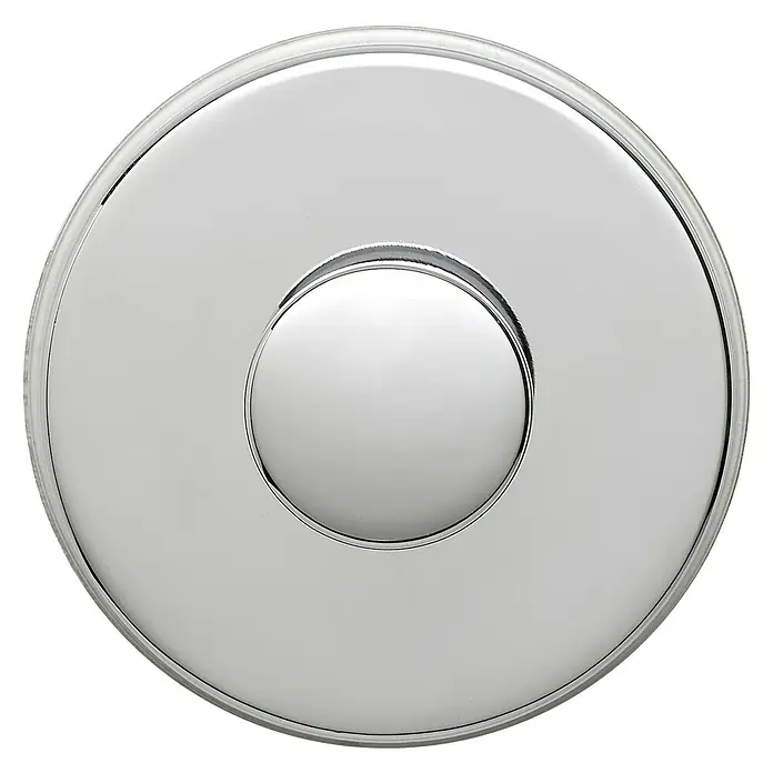 Siro Garderobenhaken - L x B x H: 50 x 50 x 30 mm, Anzahl Haken: 1 Stk., Silber - Vorderansicht