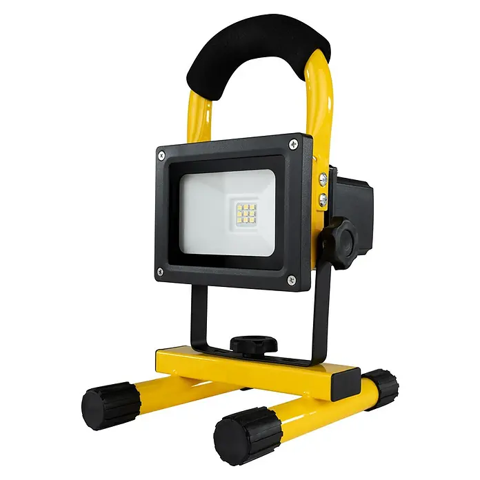 REV LED-Strahler LED Arbeitsleuchte SPOT 10 - L x B x H: 16,5 x 14,4 x 26,8 cm, Tageslichtweiß - Diagonale Ansicht
