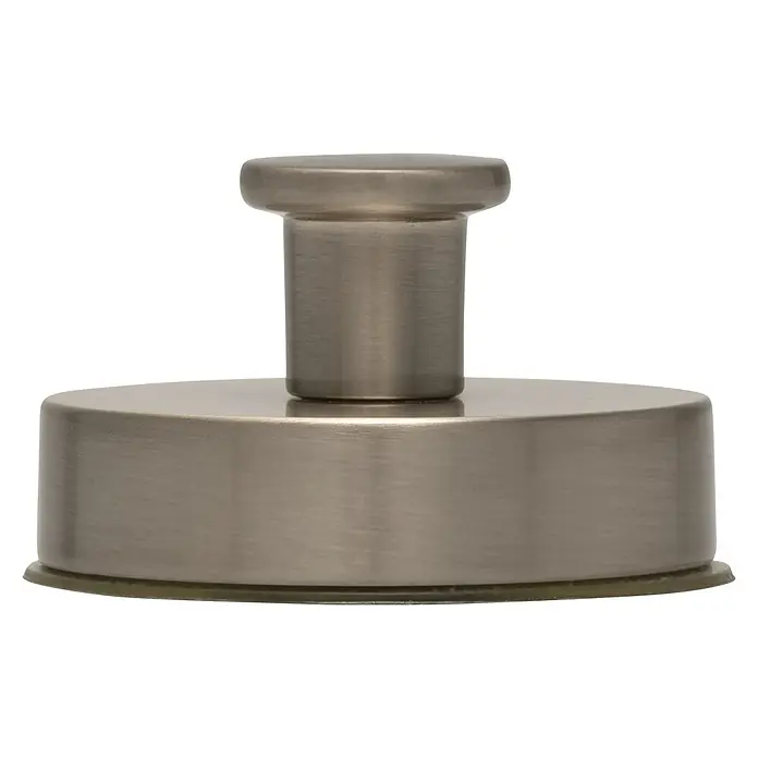 Siro Garderobenhaken - L x B x H: 50 x 50 x 30 mm, Anzahl Haken: 1 Stk., Bronze - Vorderansicht