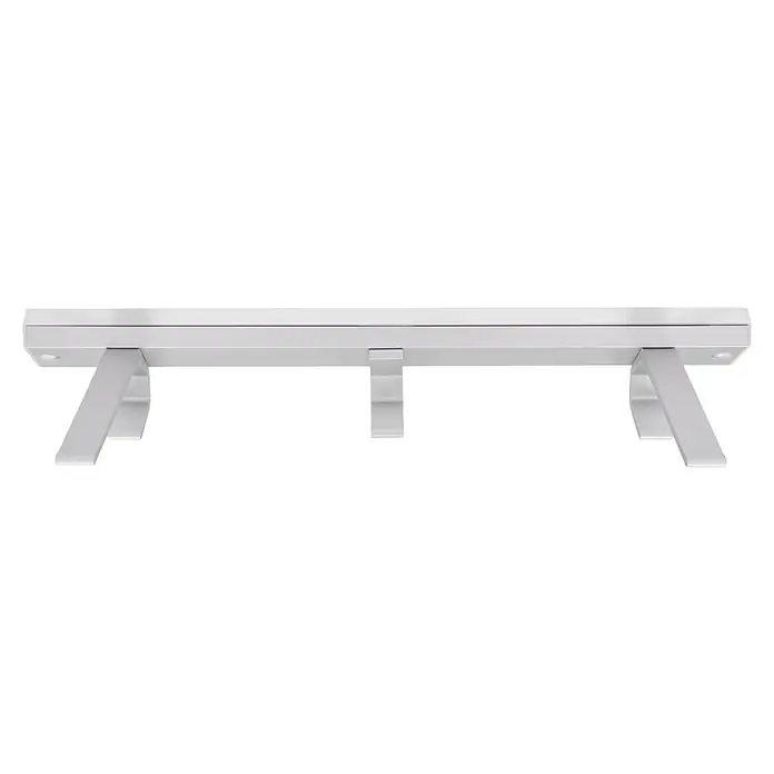 Siro Garderobenleiste 1674-320 - L x B x H: 320 x 113 x 86 mm, Anzahl Haken: 3 Stk. - Diagonale Ansicht