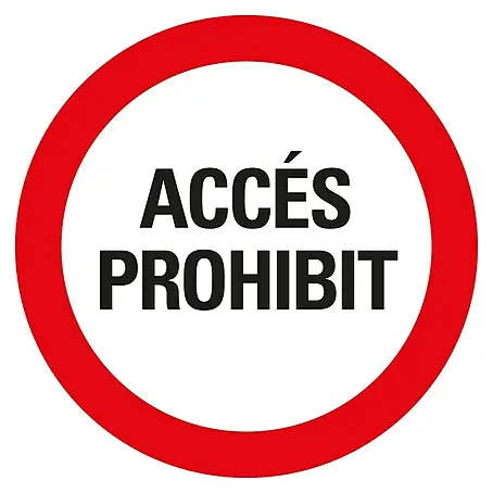 Pickup  Señal de prohibición