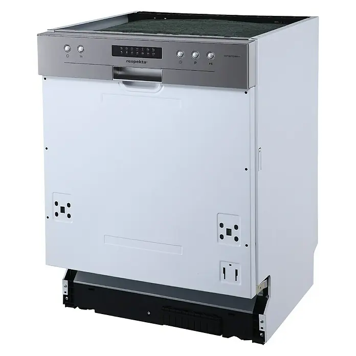 Respekta Küchenzeile KB310WGC - Breite: 310 cm, Mit Elektrogeräten, Grau - Rechte Seitenansicht