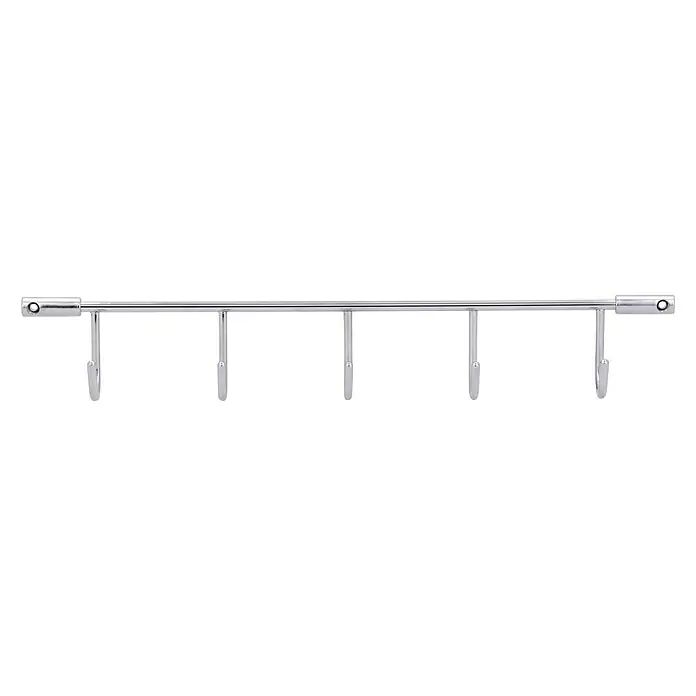 Siro Garderobenleiste 2323-360ZN1A49V1 - L x B x H: 360 x 56 x 36 mm, Anzahl Haken: 5 Stk. - Vorderansicht