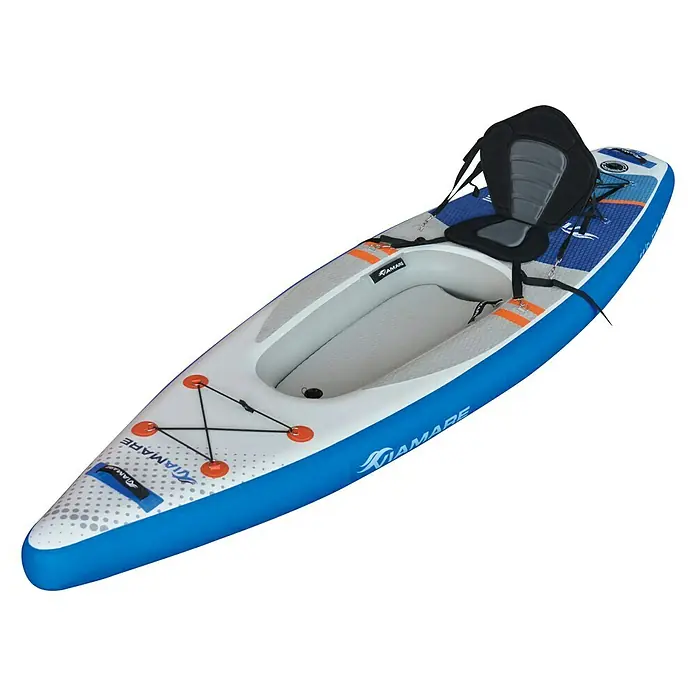 Viamare SUP-Board Kajak 350 - L x B x H: 350 x 94 x 20 cm, Nutzlast: 200 kg, Aufblasbar - Diagonale Ansicht