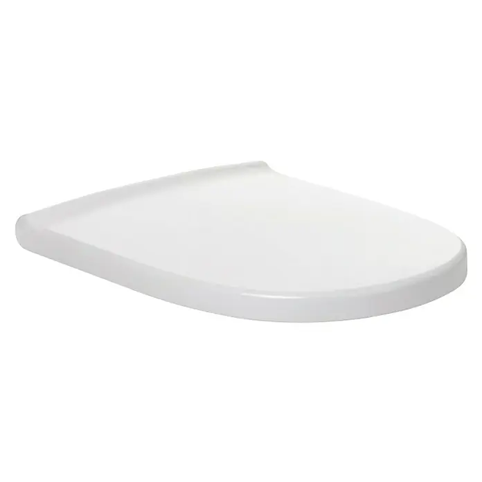 Tatay Tapa de WC Optima Merida - Con caída amortiguada, Plástico, Blanco - Vista angular