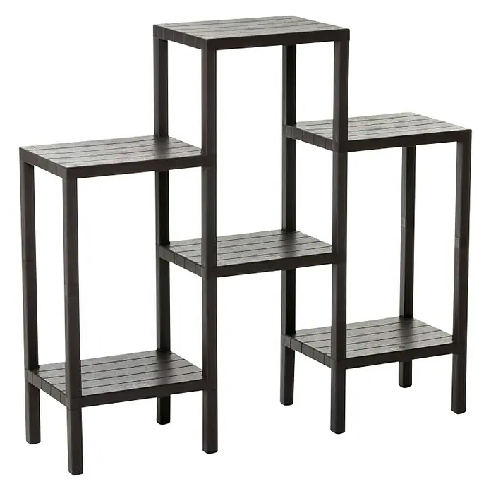 Tatay Estantería de baño Modular Lombok - L x An x Al: 108 x 29 x 100 cm, Marrón - Vista angular