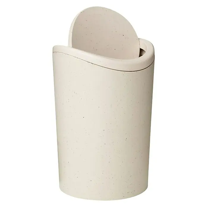 Tatay Cubo de la basura STD - 6 l, Beige - Vista angular