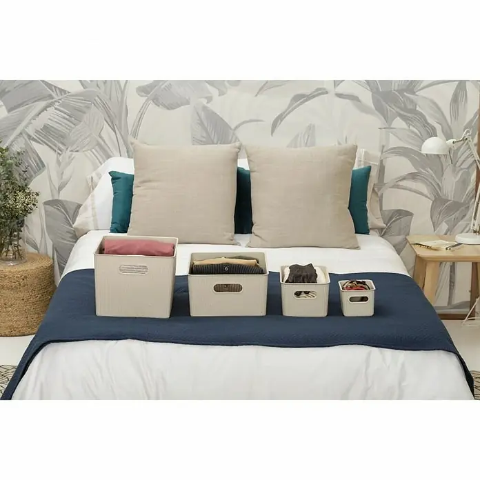 Tatay Baobab Cesta para la ropa - L x An x Al: 18,1 x 27,2 x 13 cm, Beige - Foto ambiente