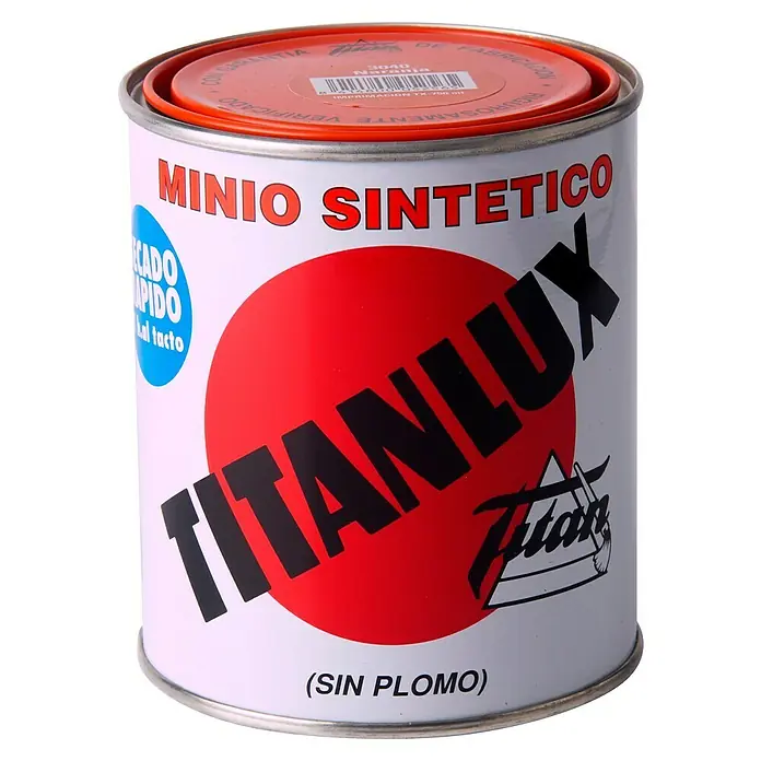 Titanlux Imprimación metálica antioxidante - 750 ml, Rendimiento: 10 - 12 m²/l - Vista frontal