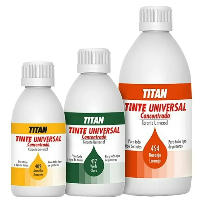 Titan Colorante universal - Amarillo, 50 ml - Vista frontal