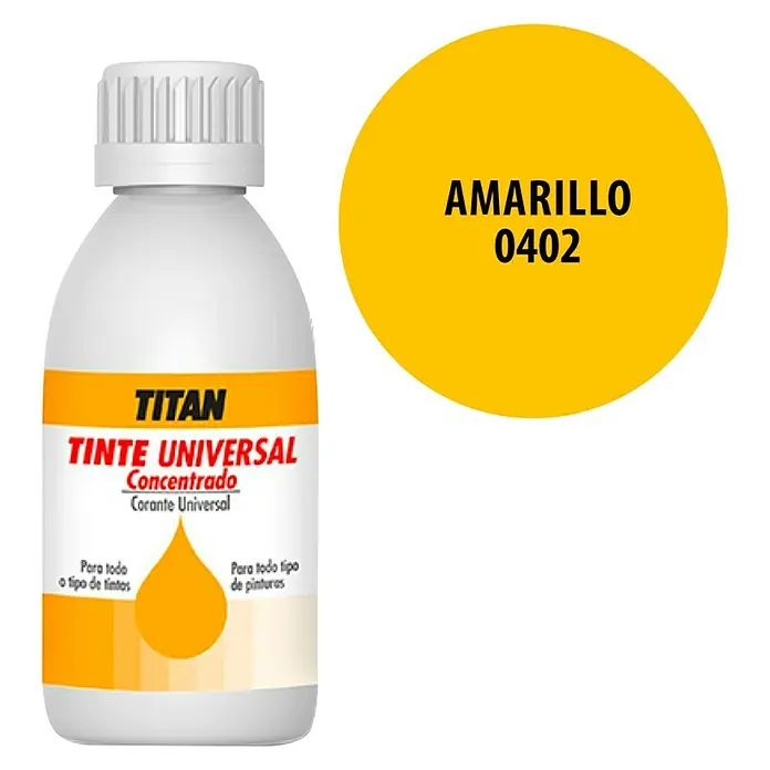 Titan Colorante universal - Amarillo, 50 ml - Información del producto