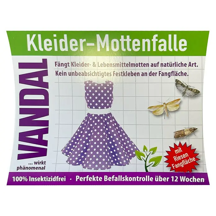 Vandal Kleidermottenfalle - 1 Stk., Klebefallen - Vorderansicht