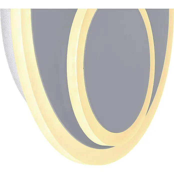 Globo LED-Wandleuchte rund VILLA - 16 W, Warmweiß - Detailaufnahme