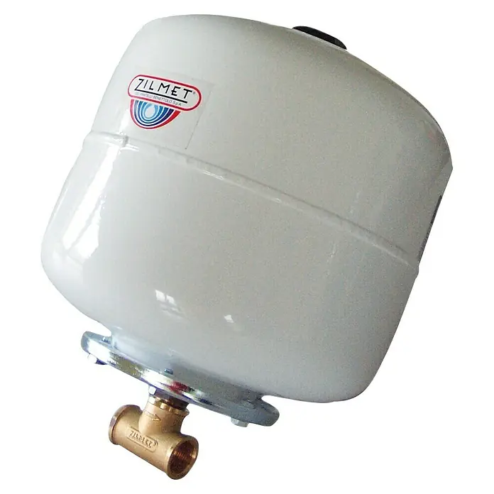 Ausdehnungsgefäß Hydroflex - 8 l, Durchströmt, Vordruck: 4 bar - Diagonale Ansicht