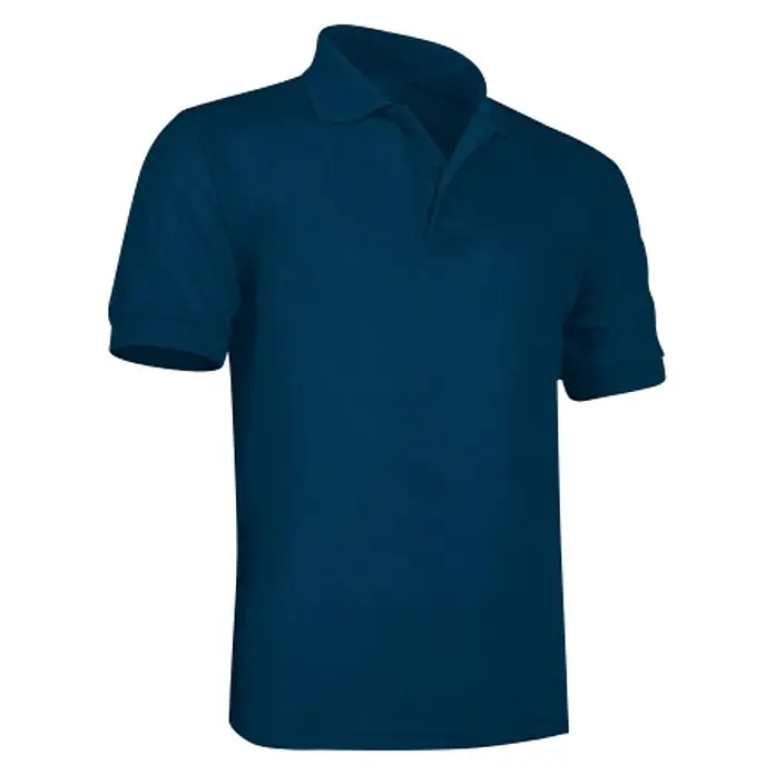Polo de piqué Coolwork - XXL, Azul Navy - Vista angular