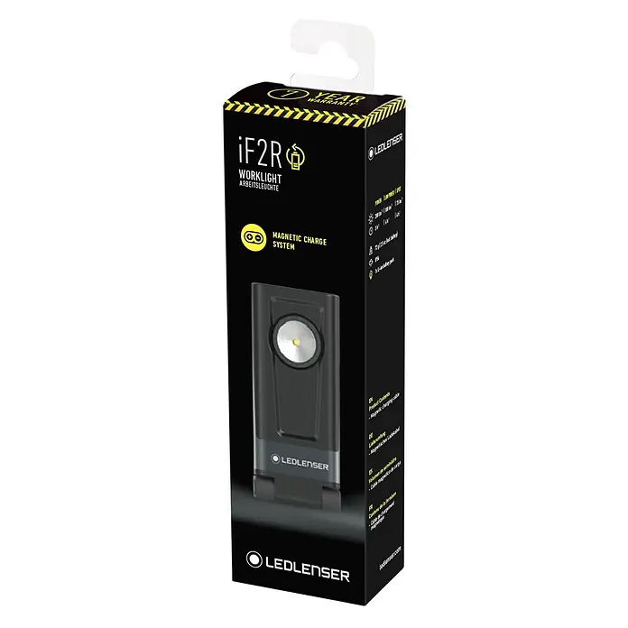 Ledlenser LED-Arbeitsleuchte iF2R - 3,7 V, 100 lm - 200 lm - Diagonale Ansicht