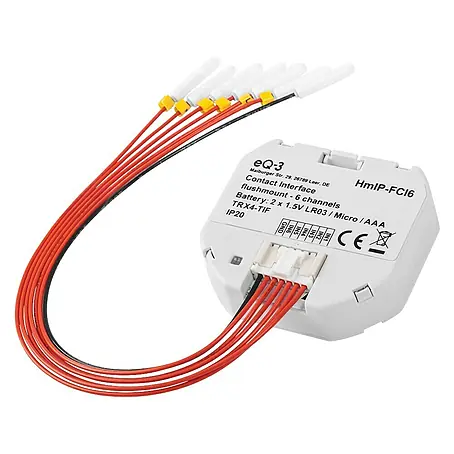 Homematic IP  Funkschalter Contact Interface HmIP-FCI6