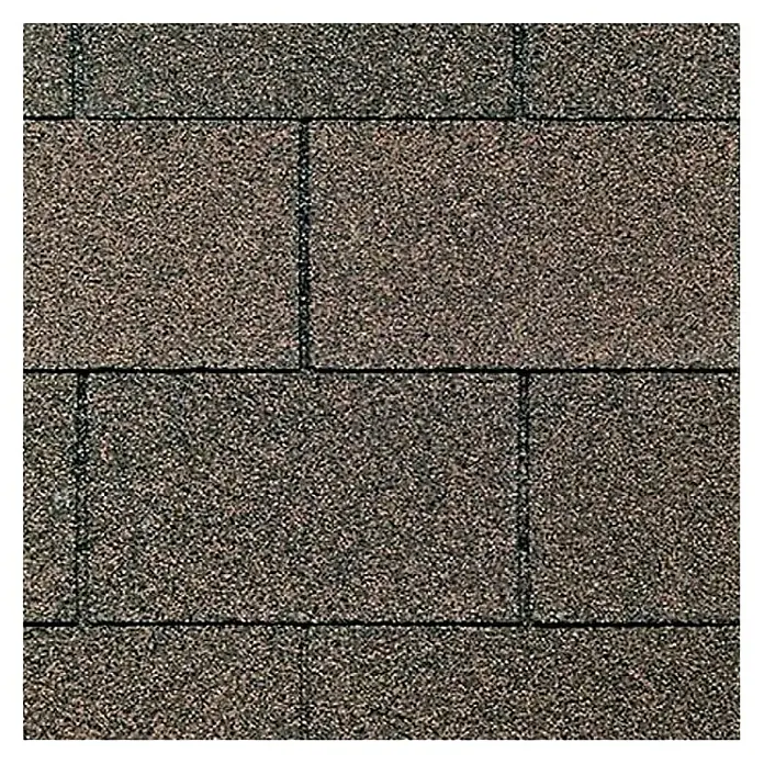 Bitumenska šindra Guttatec - Smeđe boje, D x Š: 1.000 x 336 mm - Detaljan prikaz