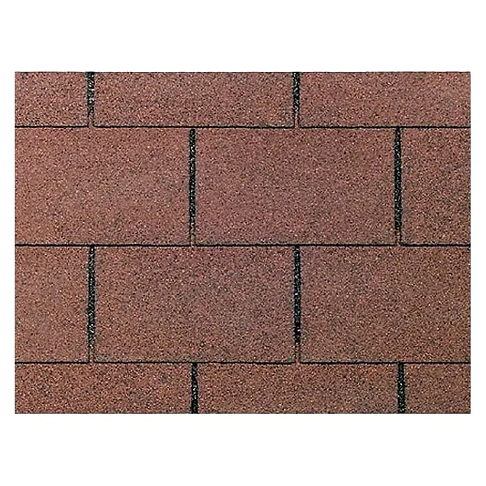 Bitumenska šindra Guttatec - Crvene boje, D x Š: 1.000 x 336 mm - Detaljan prikaz