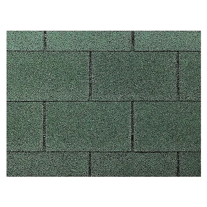 Bitumenska šindra Guttatec - Zelene boje, D x Š: 1.000 x 336 mm - Detaljan prikaz