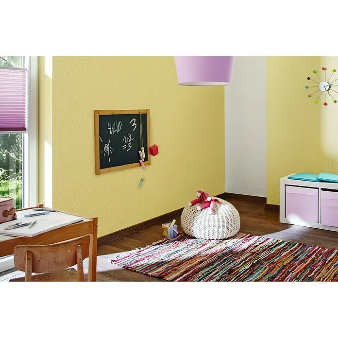 Knauf Putz-Abtönfarbe Compact Color - Zitrone, 6 g - Stimmungsaufnahme
