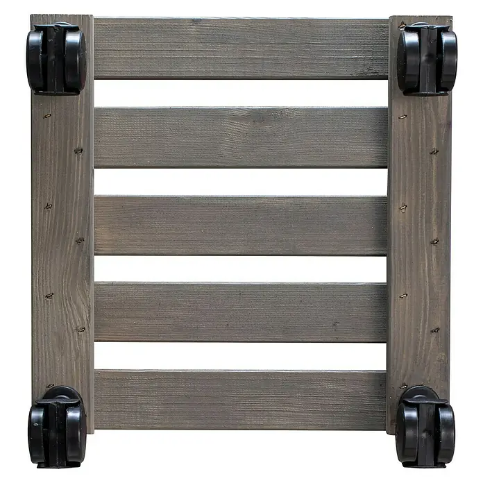 Wagner Pflanzenroller Multi - Beigegrau, L x B: 29 x 29 cm, Max. Belastung: 100 kg - Ansicht von unten