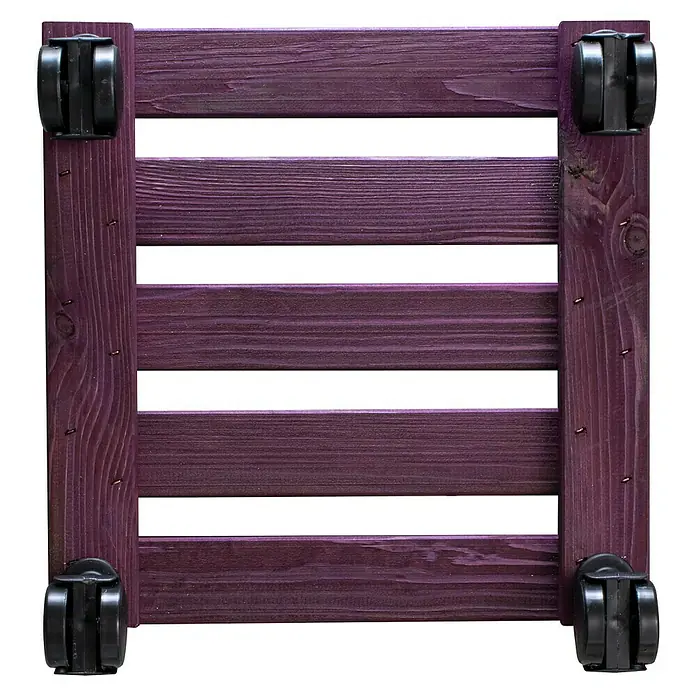 Wagner Pflanzenroller Multi - Purpurviolett, L x B: 29 x 29 cm, Max. Belastung: 100 kg - Ansicht von unten