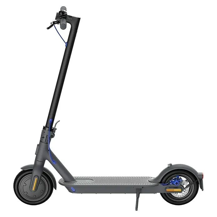 Xiaomi E-Scooter SCOOTER 3 Grey - Reichweite ca.: 30 km, Akkuleistung gesamt: 600 Wh - Linke Seitenansicht