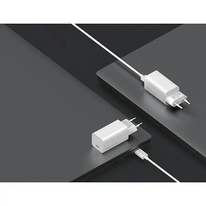 Xiaomi USB-Ladegerät Mi Fast Charger - Weiß, 1 m, USB C, 65 W - Anwendungsbeispiel