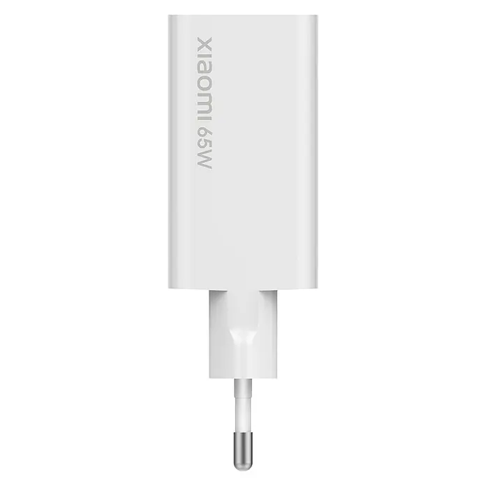Xiaomi USB-Ladegerät Mi Fast Charger - Weiß, 1 m, USB C, 65 W - Vorderansicht