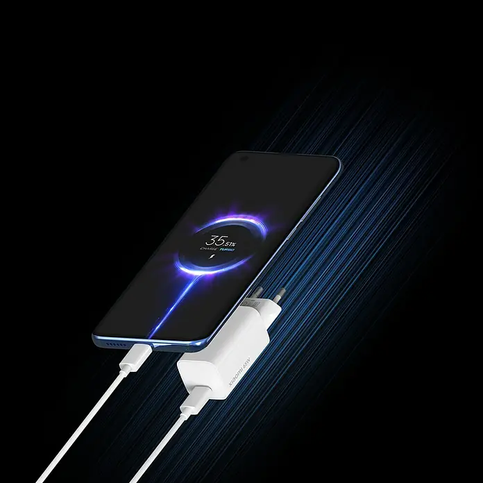 Xiaomi USB-Ladegerät Mi Fast Charger - Weiß, 1 m, USB C, 65 W - Anwendungsbeispiel