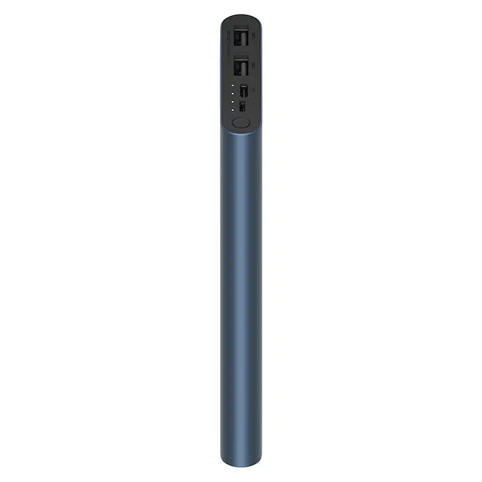 Xiaomi Powerbank Fast Charge Power Bank 3 - Schwarz, 18 W, Micro USB - Diagonale Ansicht