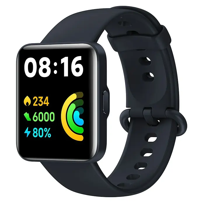 Xiaomi Smartwatch Redmi 2 Lite - Bildschirmgröße: 1,55 ", Schwarz - Diagonale Ansicht