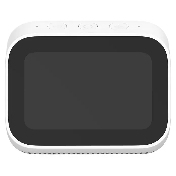 Xiaomi Internetradio Mi Smart Clock QBH4191GL - Weiß/Schwarz, 15 x 9,6 x 8,6 cm - Vorderansicht