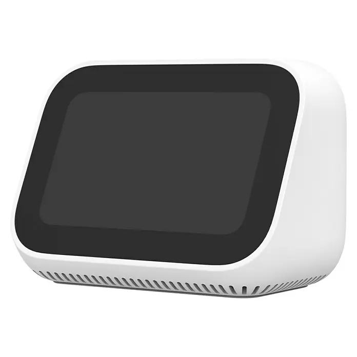 Xiaomi Internetradio Mi Smart Clock QBH4191GL - Weiß/Schwarz, 15 x 9,6 x 8,6 cm - Diagonale Ansicht
