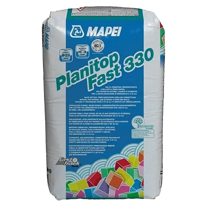 Mapei Cementni mort Planitop Fast 25 kg - Sive boje - Pogled sprijeda