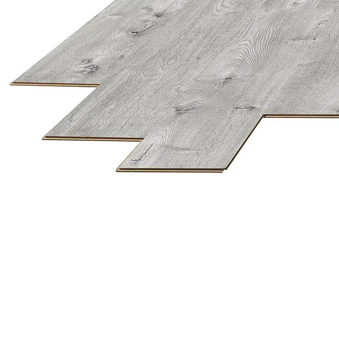LOGOCLIC Laminado Roble Ferik - 1.380 x 193 x 10 mm, AC4, Junta: V4 micro bisel - Primer plano