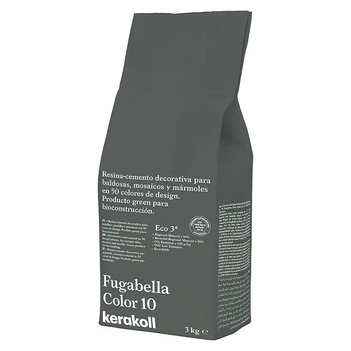Kerakoll Sellador de resina - cemento Fugabella - Tono de color: 10, 3 kg