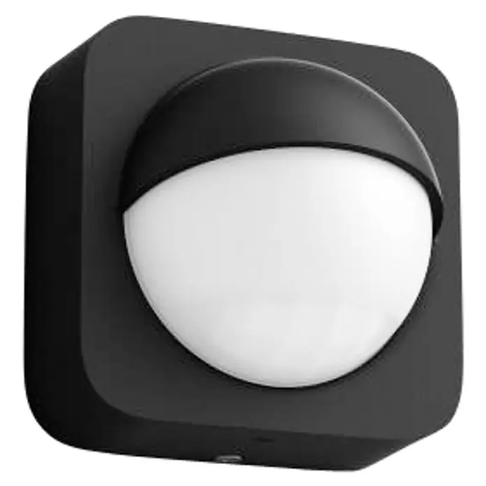 Philips Hue Sensor de movimiento - Negro, Alcance: 12 m, Funciona con pilas, 7,5 x 17,6 x 16,5 cm - Vista angular