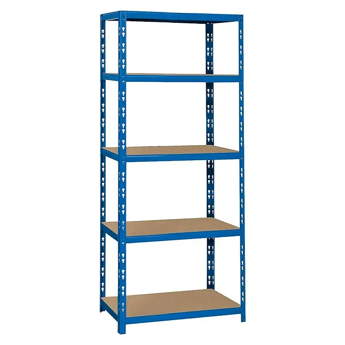 Regalux Stellingkast voor zware lasten M - 50 x 60 x 180 cm, Draagkracht: 290 kg/verdieping, Insteken - Diagonaal zicht