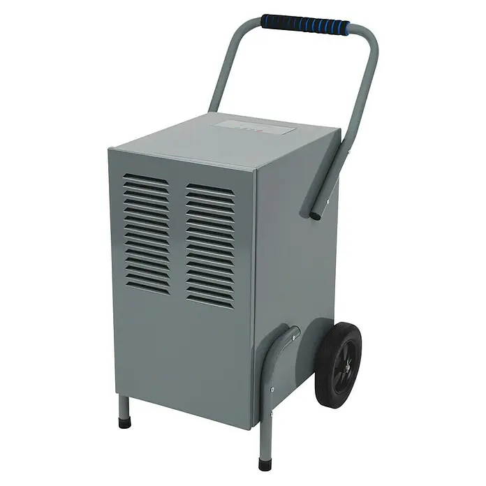 Bautrockner - 650 kW, Entfeuchtungsleistung: 70 l/Tag, Raumgröße: 50 m² - 60 m² - Diagonale Ansicht