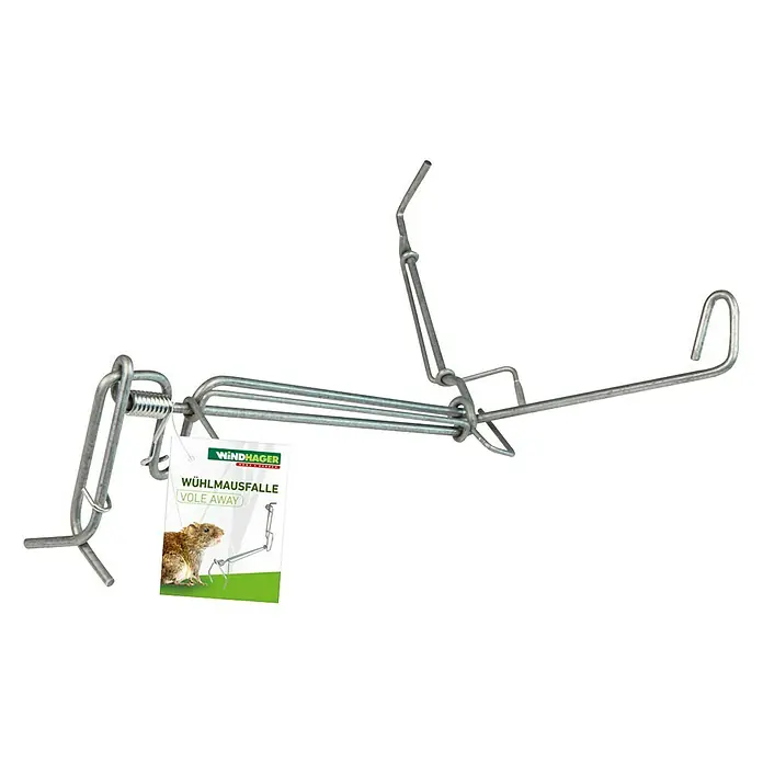 Windhager Wühlmausfalle Vole Away - L x B x H: 220 x 200 x 75 mm, Metall