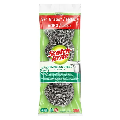 3M Scotch Brite Estropajo de bola metálico Spirals