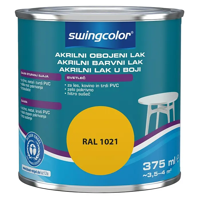 swingcolor Lak u boji Swingcolor - Žute boje, Narančaste boje, 375 ml, Visokog sjaja - Pogled sprijeda